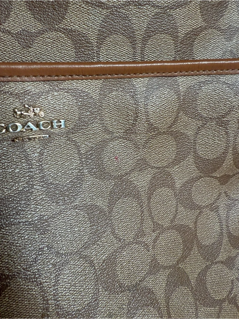Coach F58297 Signature File Crossbody Bag